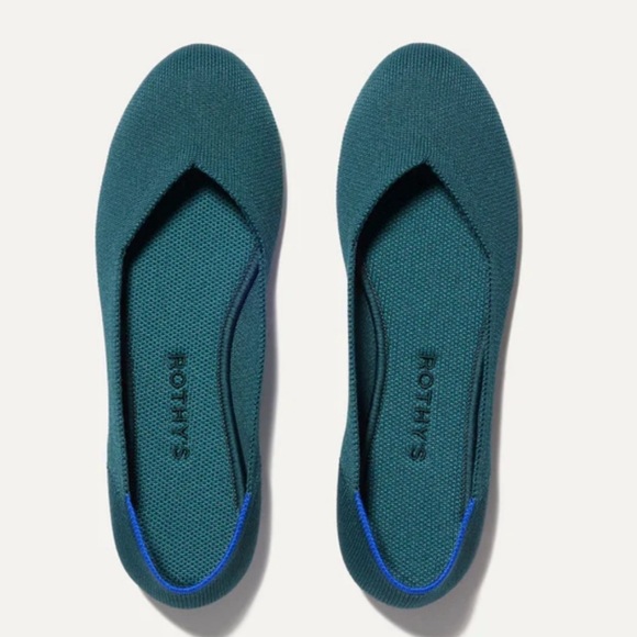 ’The Flat’ by Rothy’s in Emerald Green - Picture 2 of 7